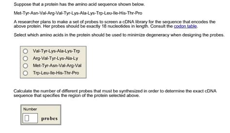 Solved Suppose that a protein has the amino acid sequence | Chegg.com 
