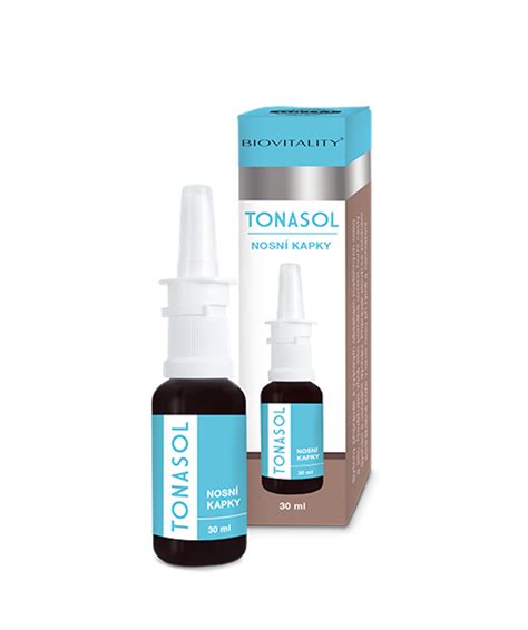 Biovitality Tonasol nosné kvapky 30 ml Zelený obchodík