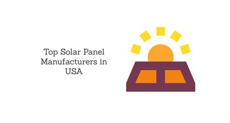 Top 10 Solar Panel Manufacturers in USA in 2024 (Updated List)