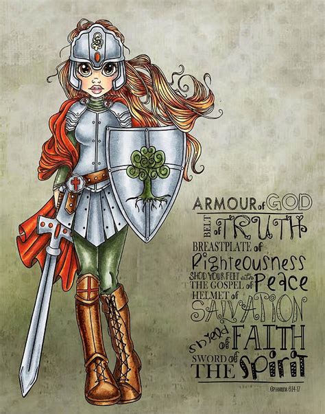 Armor Of God Digital Art By Francesca Lopez Pixels