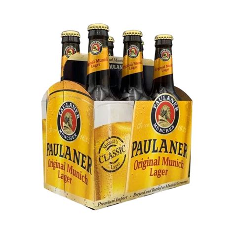 Paulaner Munich Lager 6 Pack 12 Oz Bottle Crown Wine And Spirits