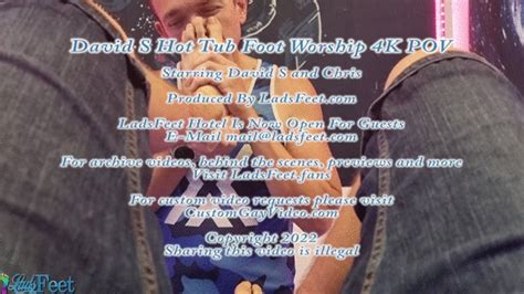 David S Hot Tub Foot Worship K POV LadsFeet And Tickling Clips Sale