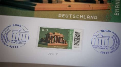 Post Stellt Deutschlands Erste Krypto Briefmarke Vor