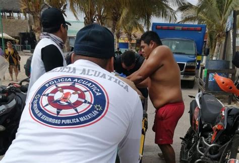 Salvan de morir ahogado a turista en Mazatlán Pero perdió la vida por