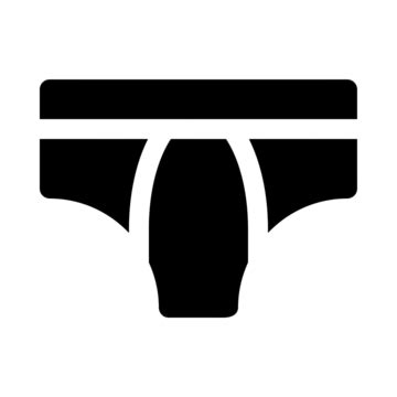 Icon For Mens Underpants A Vector Image Of Mens Underwear Vector