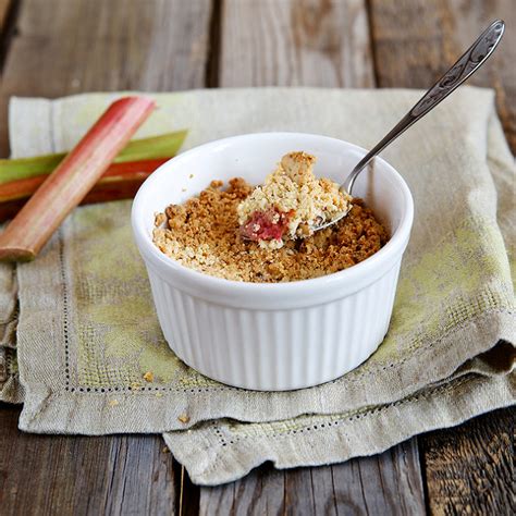 Recette Crumble à la rhubarbe