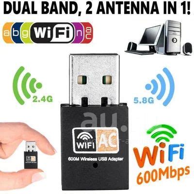 Двух диапазонный Usb Wifi 2.4G+5G / 600 Mbps / адаптер Realtek 8811cu ...