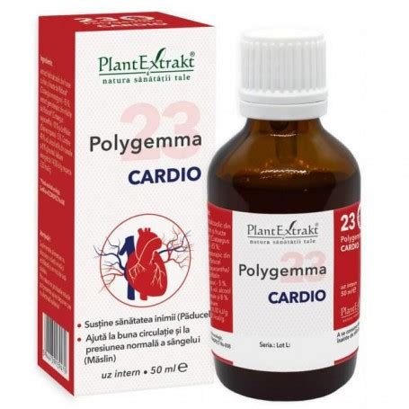 Polygemma 23 Cardio 50ML Plantextrakt Comanda Pe Plantum Ro