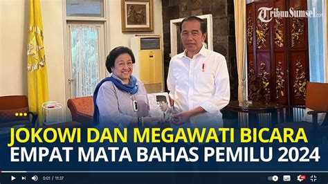 Jokowi Dan Megawati Bertemu Di Istana Batu Tulis Bahas Pemilu