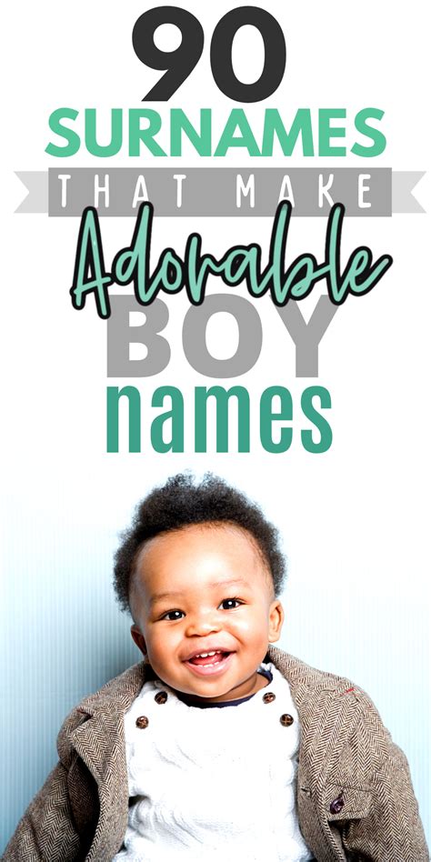 90 Surnames that make adorable baby Boy names | Irish baby girl names ...