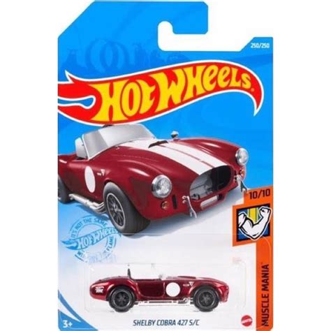 Hot Wheels Shelby Cobra S C Muscle Mania Shopee Brasil