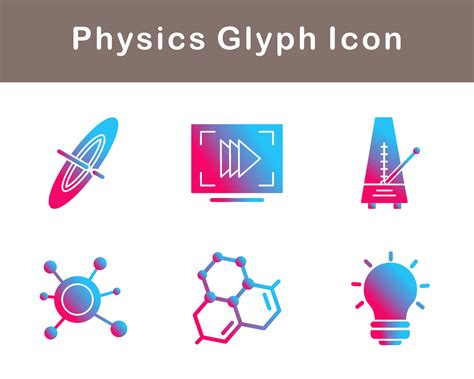 Physics Vector Icon Set 20647272 Vector Art at Vecteezy