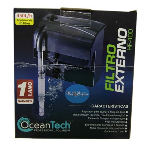 Multi Aquarismo Filtro Externo Hang On Para Aquário Ocean Tech Hf 400