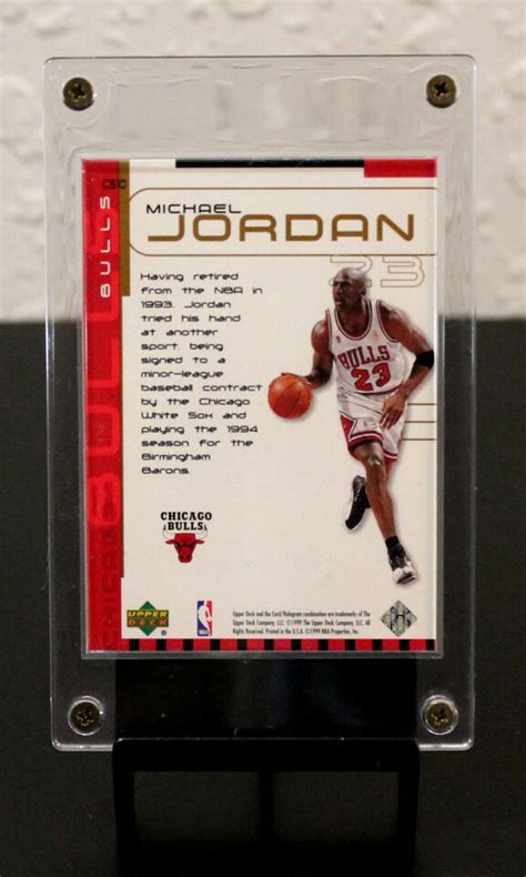 1999 Upper Deck Ovation Michael Jordan MJ Center Stage CS10 Gold