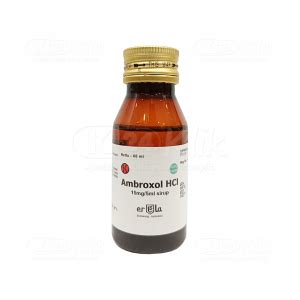 Ambroxol Erela Mg Sirup Ml Manfaat Dosis