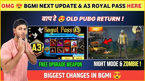 Old Pubg Back Bgmi Next Update A Royal Pass Is Here Bgmi Next