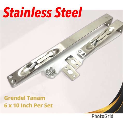 Terlaris Grendel Tanam Flush Bolt Pintu Kupu Kupu Stainless Steel