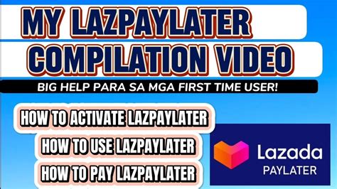 Lazpaylater Compilation Video How To Activate Lazpaylater How To Use