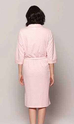 Claudel Lingerie Long Cotton Knit Bathrobe LI