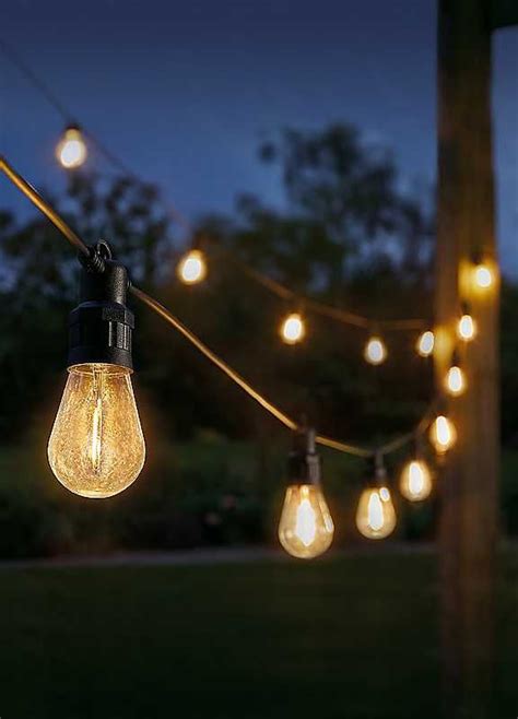 Smart Garden Set Of Connectable Vintage Warm White Festoon Lights