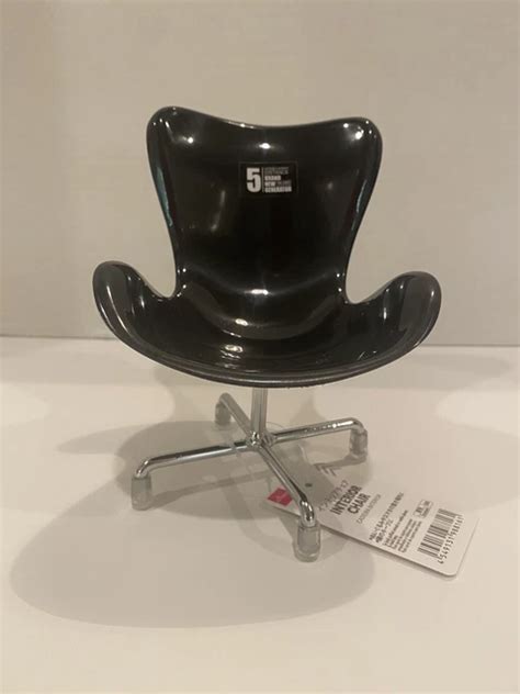 1 6 SCALE PHICEN TBLeague Hot Toys Daiso Black Chair With Metal Leggings EUR 13 44