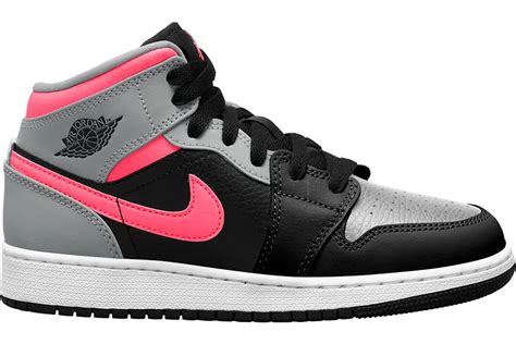 Jordan 1 Mid Pink Shadow (GS) Kids' - 554725-059 - US