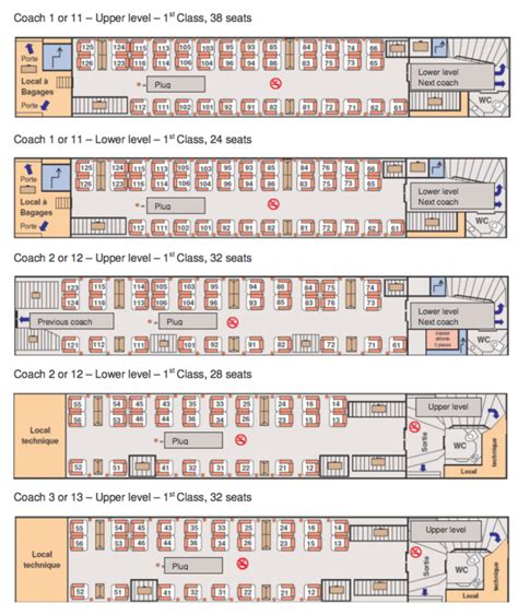 Schema Plan Des Places Dans Voiture Tgv Inoui Communauté Mcms™