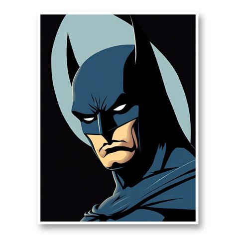 Blue Batman Art Print