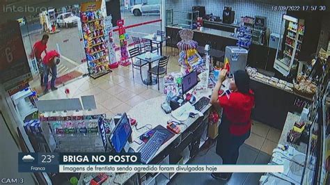 Câmeras de segurança flagram briga que terminou frentista