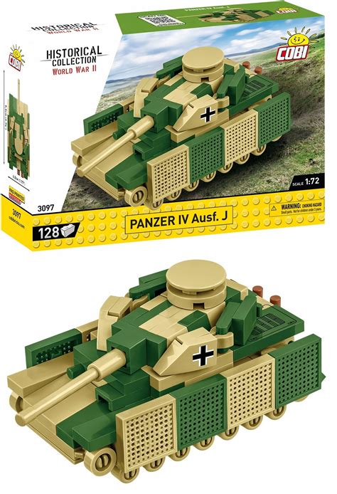 KLOCKI COBI 3097 Czołg Panzer IV Ausf J HC WW2 Niemiecki czołg średni