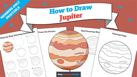 How To Draw Jupiter Really Easy Drawing Tutorial