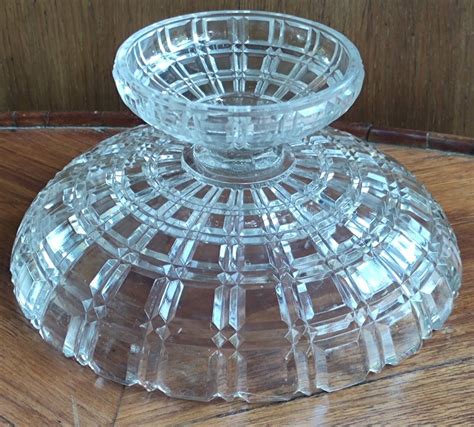 Ancien Compotier Coupe Fruits Cristal Moul Portieux Art De La Table