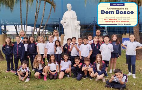 16 AGOSTO ANIVERSÁRIO DE DOM BOSCO Salesianos Sorocaba