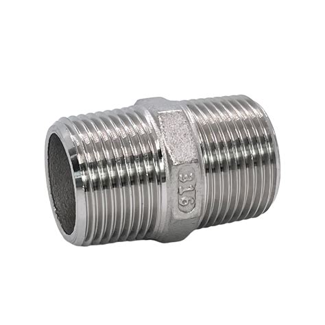 Stainless Steel Hex Nipple Bsp