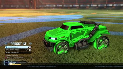 Rocket League The Road Hog Set All Painted Road Hogs Youtube