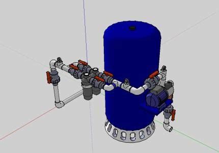 Hydropneumatic Equipment In AutoCAD CAD Library