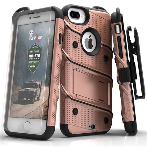 Zizo Bolt Series Case With Screen Protector Holster And Kickstand For