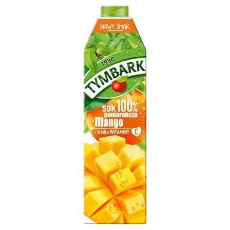 Tymbark Sok 100 pomarańcza mango 1 l Torimpex Toruń