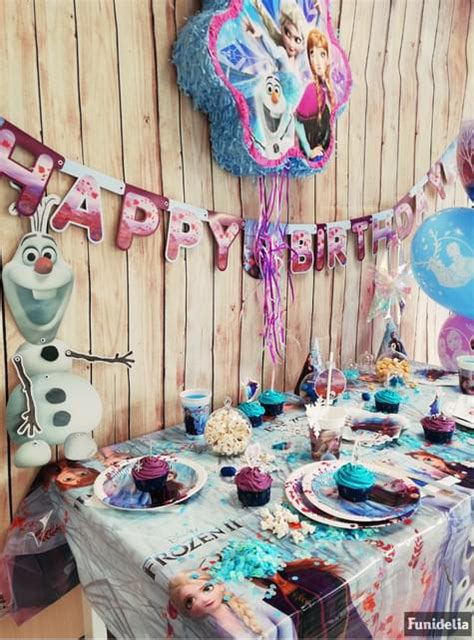 Frozen 2 Happy Birthday Girlande für Partys und Geburtstage Funidelia