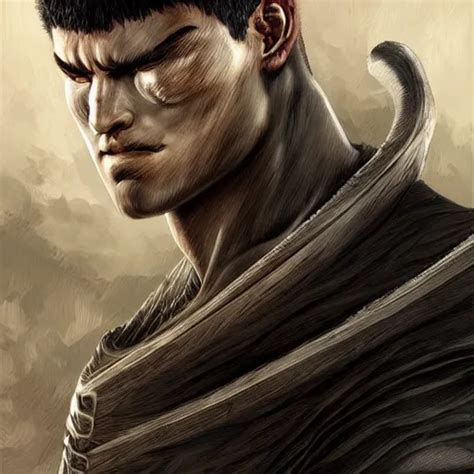 Digital Painting Portrait Of Guts From Berserk Stable Diffusion Openart