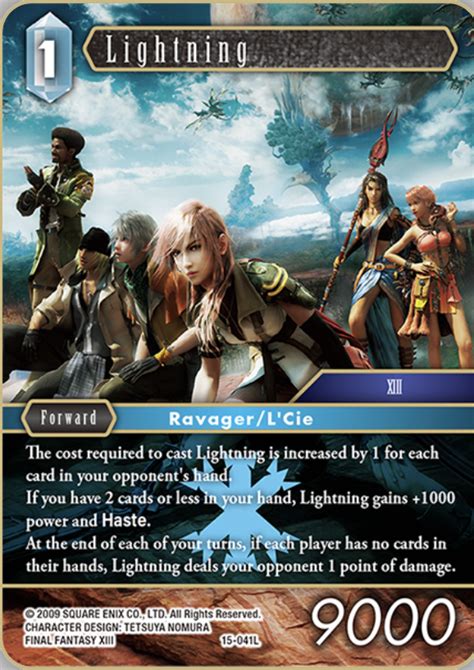 See Some New Final Fantasy Trading Card Game Hidden Hope Cards