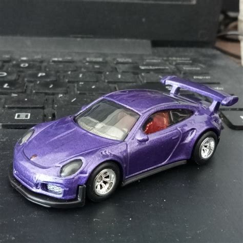 Jual Custom RWB Porsche 911 GT3 RS Rubber Tires Metalic Purple Hw Hot Wheels Hotwheels Mattel