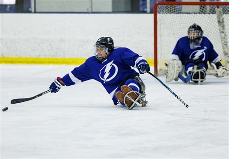 Sled Hockey - Tampa Bay Lightning Community & Hockey Development