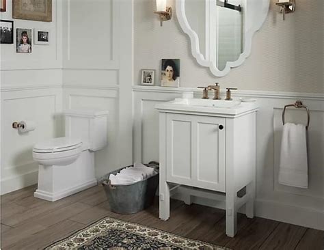 Tresham Skirted One Piece 3 4 8l Toilet With Class 5 Flushing Technology K 3854t C 0 Oleh Kohler