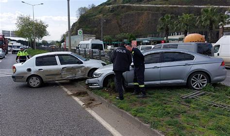 Samsun Da Zincirleme Trafik Kazas Yaral Asay Samsun Hedef