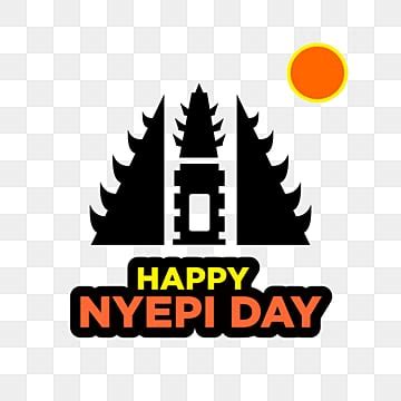 Nyepi Red Vector Art Png Balinese Pura Silhoette With Red Sun Nyepi