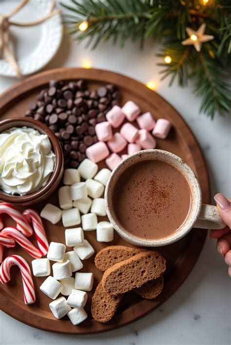 Hot Chocolate Charcuterie Board For Cozy Nights In 2025 Hot Chocolate Holiday Drinks Chocolate