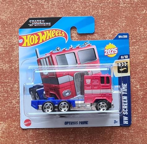 Hot Wheels Transformers Optimus Prime Aukro