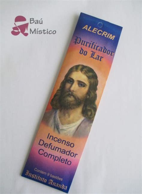 Incenso Defumador Completo Purificador do Lar Alecrim Baú Místico