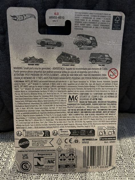 Hot Wheels 2024 HW Nickelodeon SpongeBob Squarepants 25 Years 4 5 Second Wind EBay